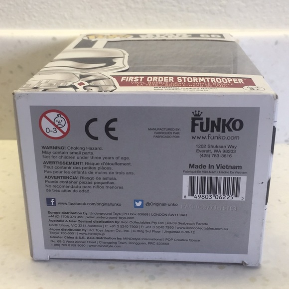 Kid's Funko Pop Star Wars First Order Stormtrooper - Picture 5 of 5